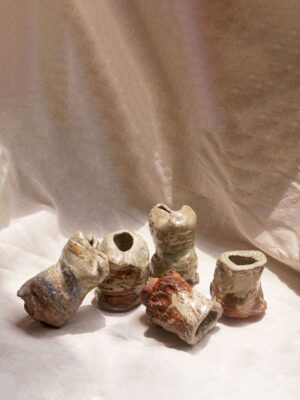 Kurinuki sculptural vases series