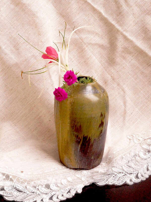 Olive Green Vase
