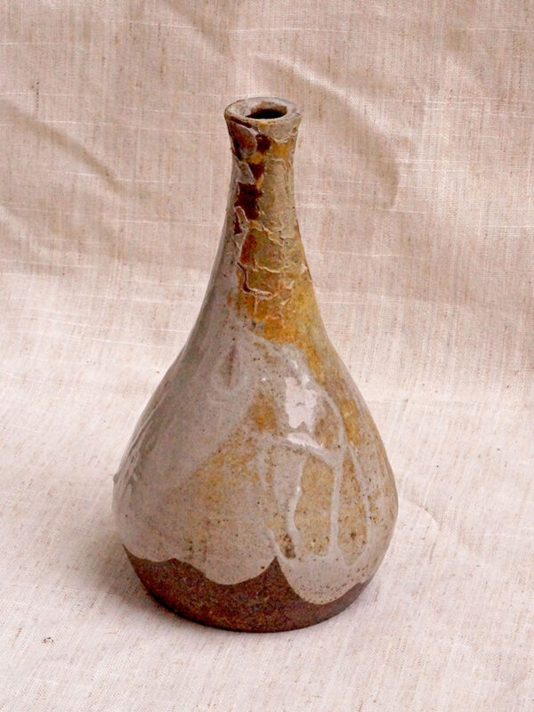 Textured long neck Vase