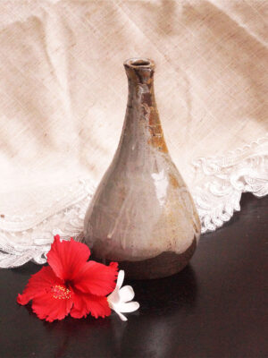 Textured long neck Vase